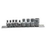 Klucze nasadowe Torx E5-E16 1/4 3/8 9el szyna Geko
