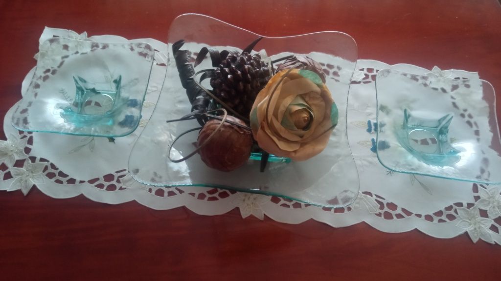 Peças decorativas vidro