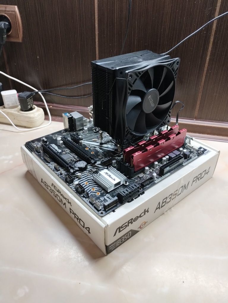 Комплект AMD Ryzen 5 3600, B350, DDR4 16GB, Башта PcCooler