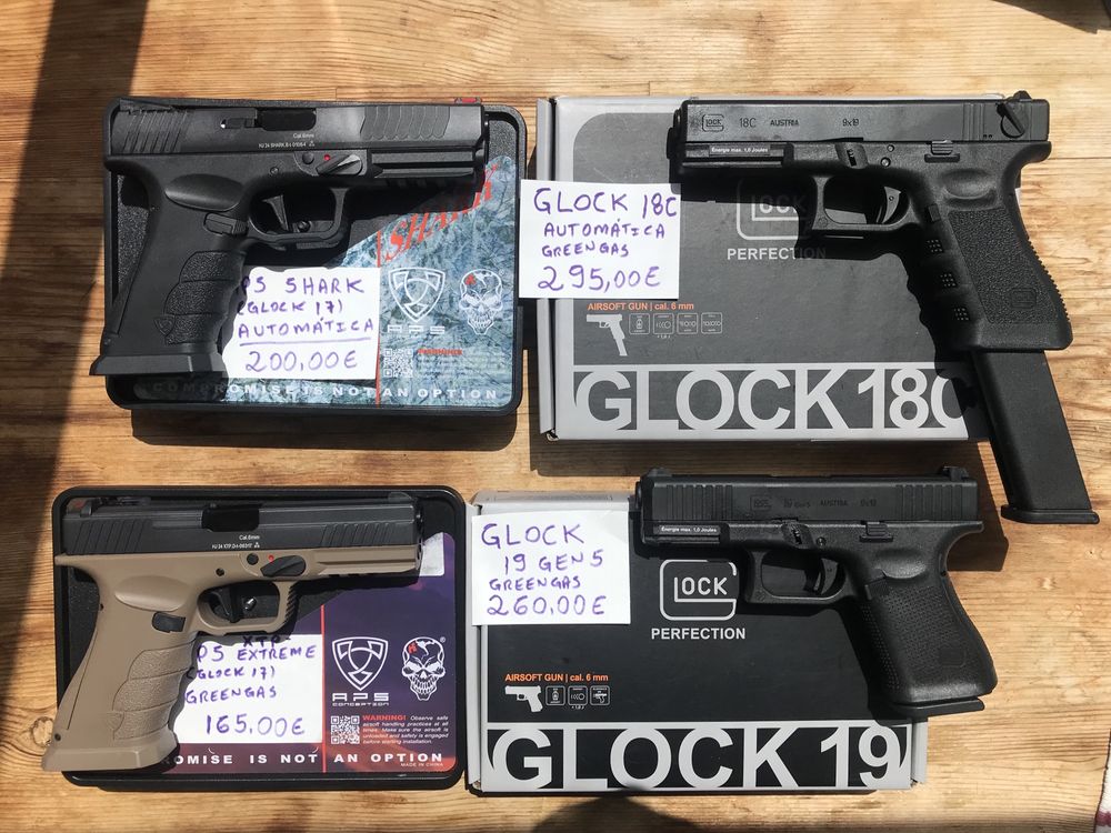 Pistola Airsoft Eléctrica AEP MOSFET P226-NOVA-Garantia OUTRAS