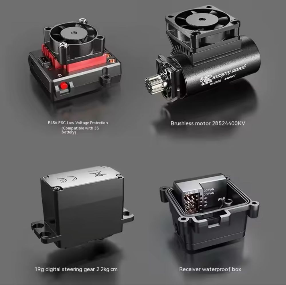 Радіокерована машинка MJX Hyper Go 14210 з 3s акумулятором.