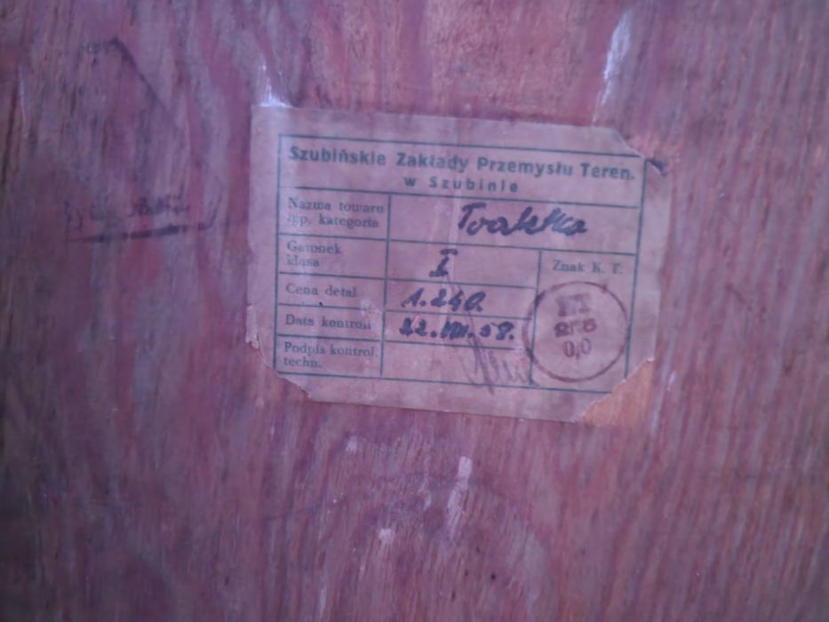 PRL mebel  z Zakładów w Szubinie