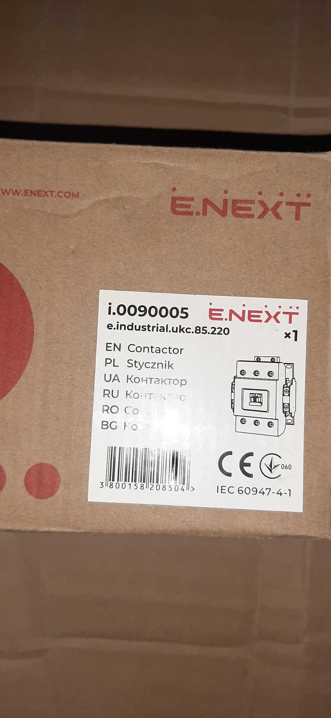 Контактор E.NEXT e.industrial.ukc.85.220, 85А, 220В, i.0090005