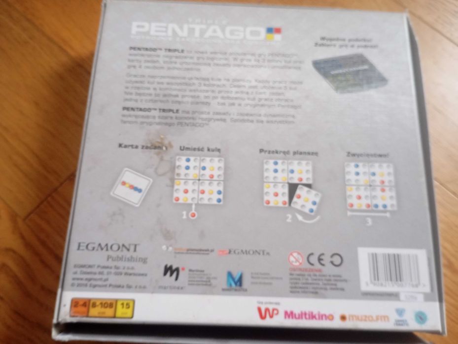 Pentago potrójnie zakręcona gra logiczna