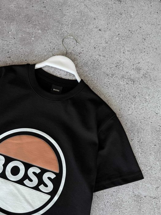 Футболка BOSS Black premium з qr-code та бірками i57/7437