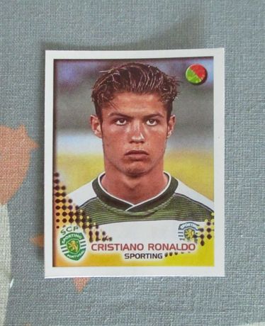 2002/2003 Panini Cristiano Ronaldo Rookie #306 cópia
