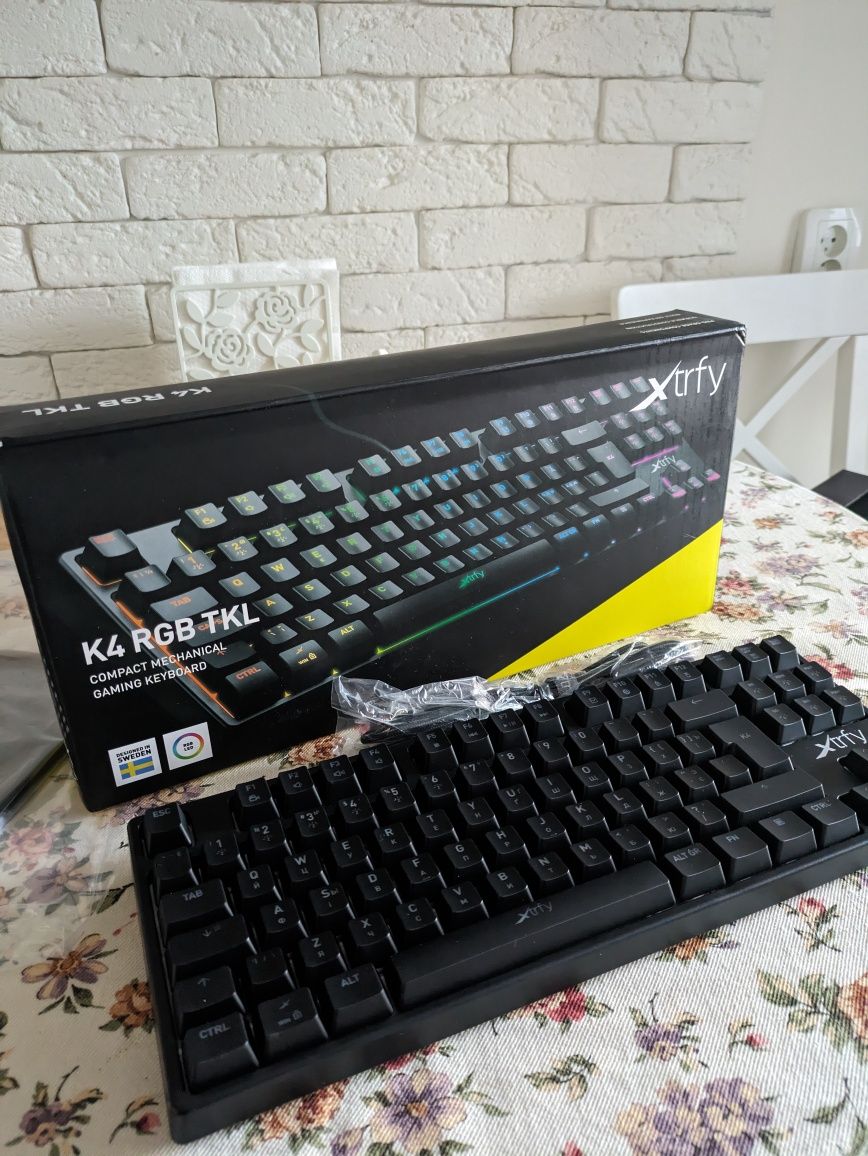 Механическая клавиатура - XTRFY K4 TKL RGB | XTRFY