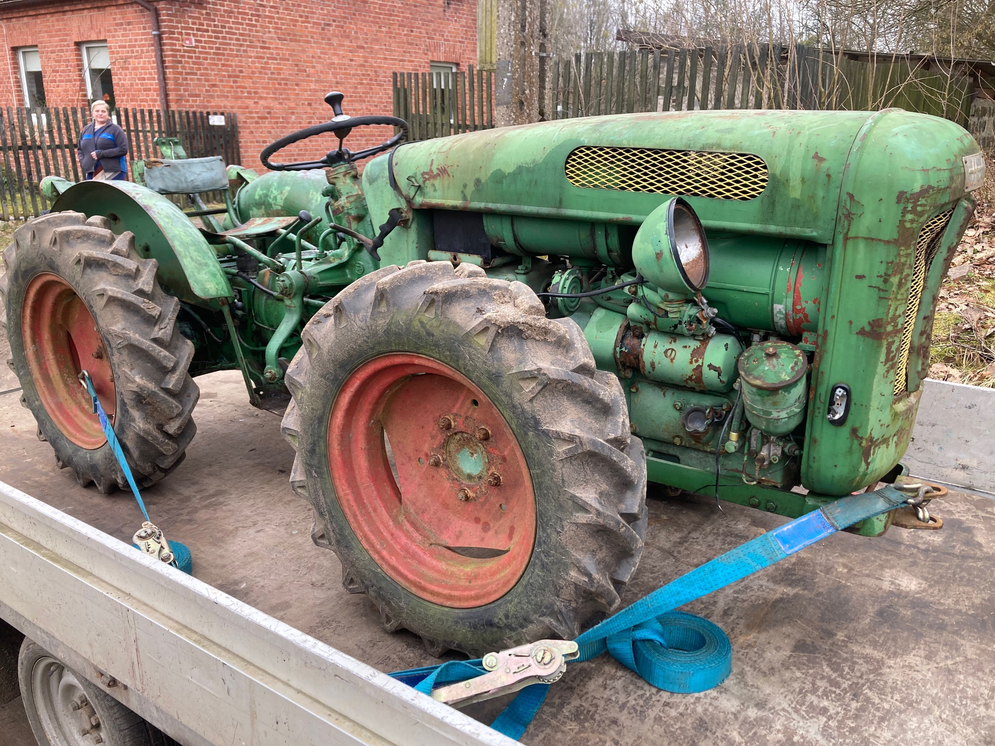 Traktor HOLDER A21s z 1963 roku z glebogryzarką! 100% oryginał .