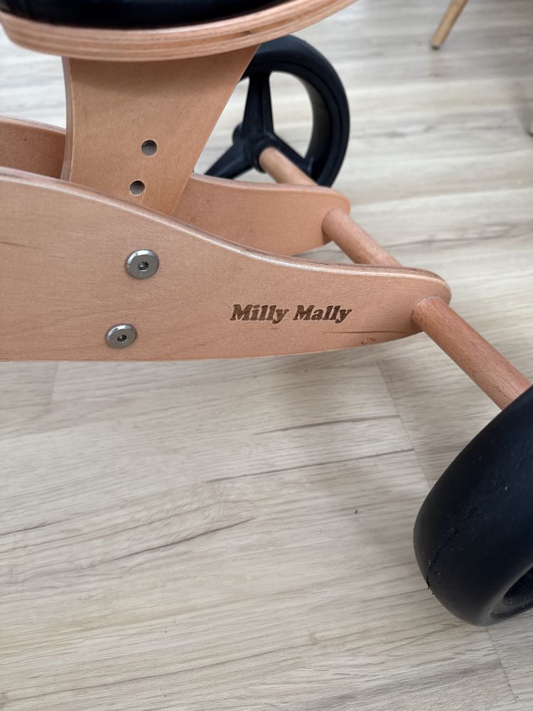 Rowerek biegowy trójkołowy drewniany Milly Mally Jake 2w1