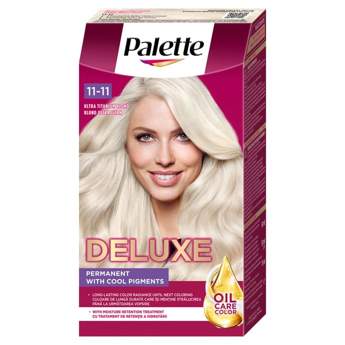 Palette Deluxe farba do włosów trwale koloryzująca 11-11