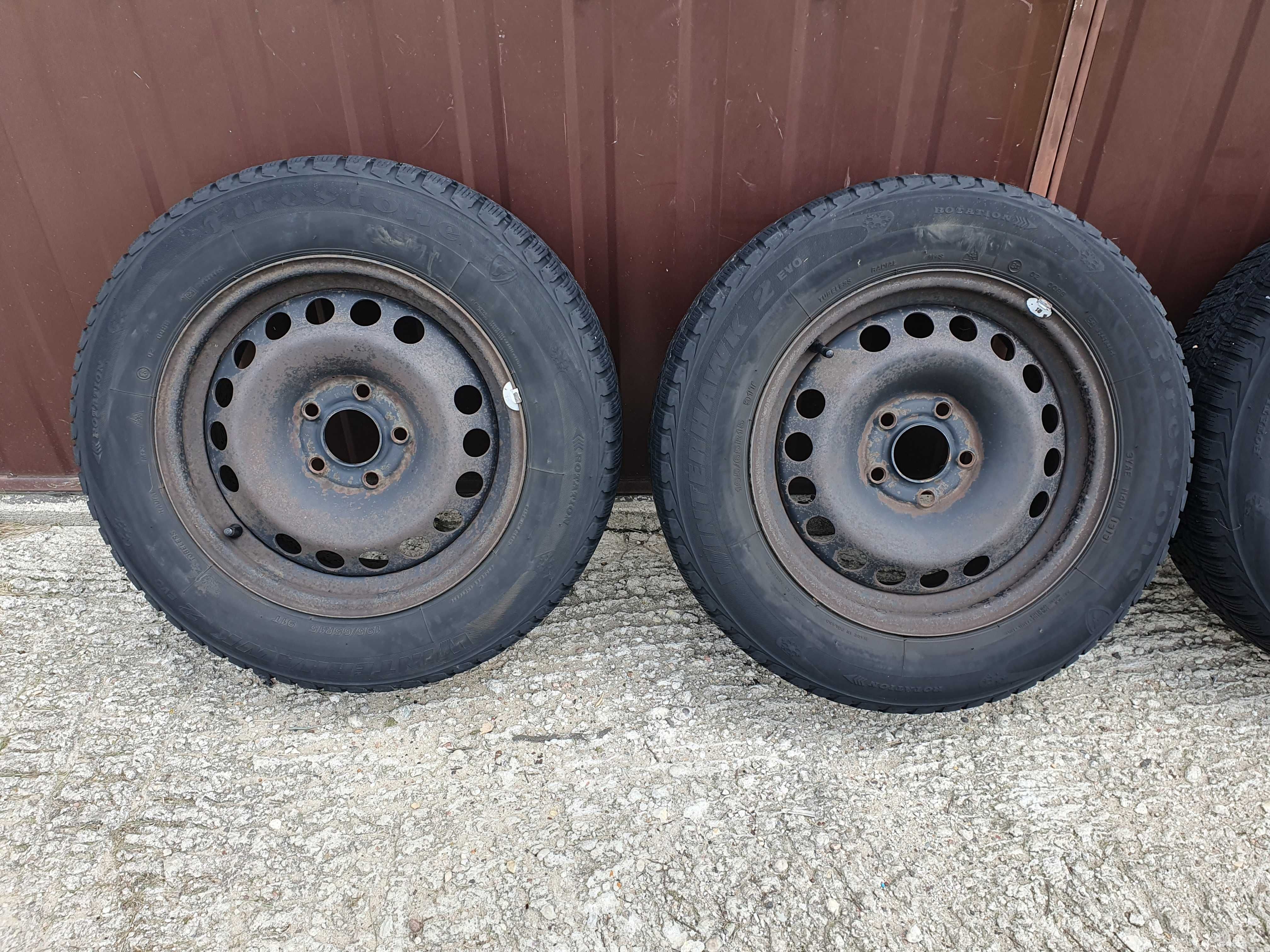 Koła Opony Felgi Opel 15 cali 5x110 opony 195/65/15 komplet