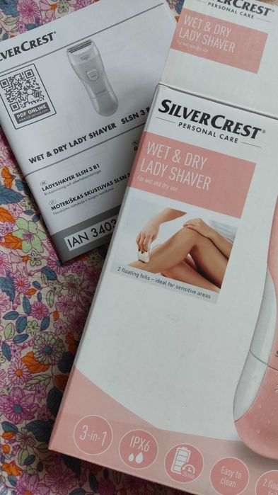 nowa golarka damska do golenia na sucho i mokro SilverCrest