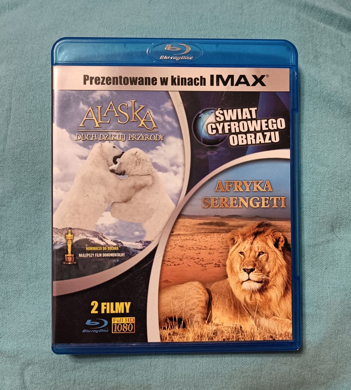 Blu-ray 2 filmy: Alaska duch dzikiej przyrody & Afryka Serengeti