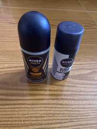 Mini desodorizante Spray e desodorante roll on