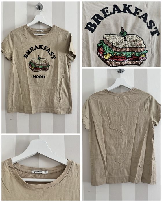 T-Shirt Stradivarius - Tamanho M