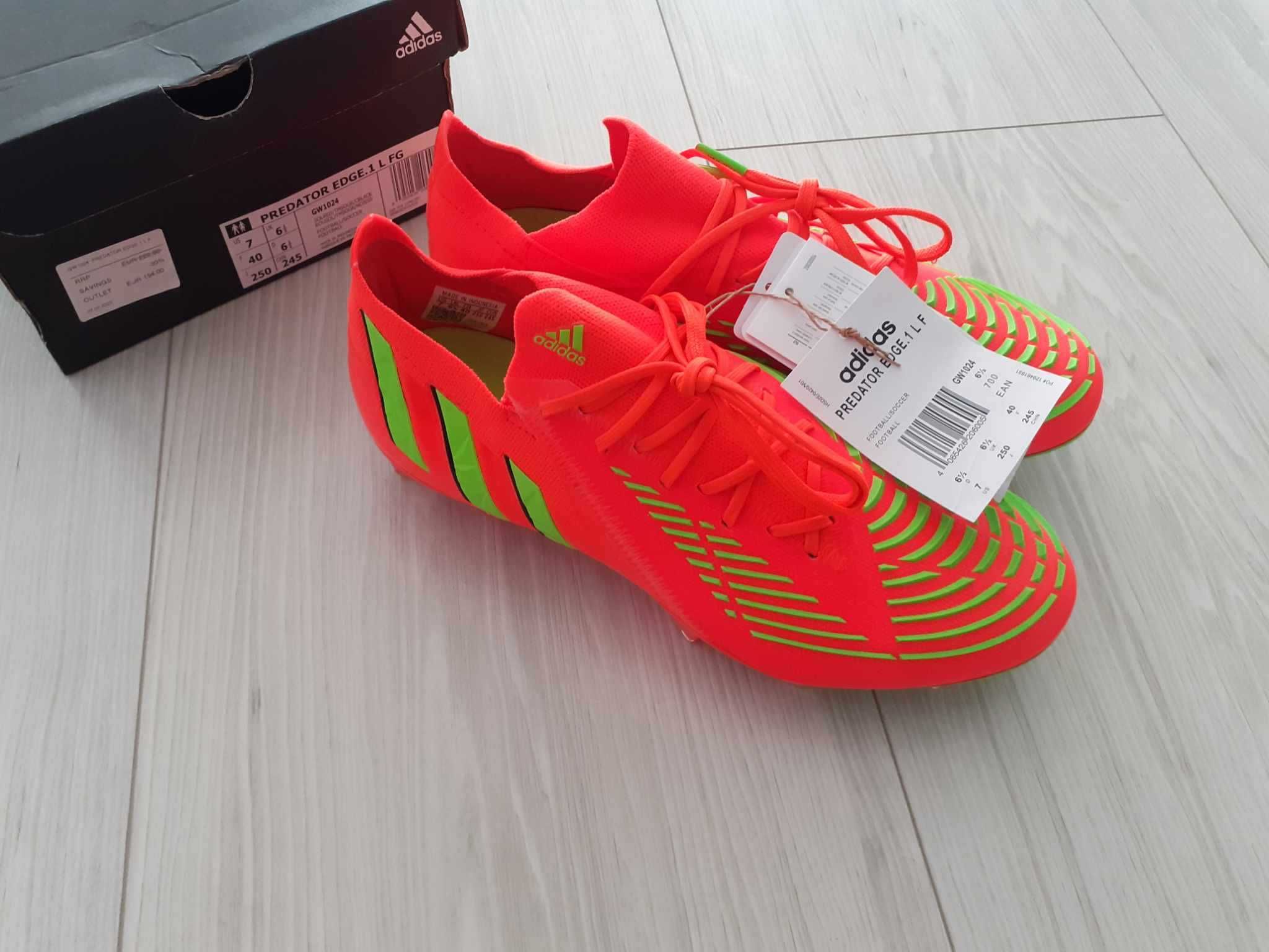 Profesjonalne buty piłkarskie korki Adidas Predator EDGE.1 L FG r. 40