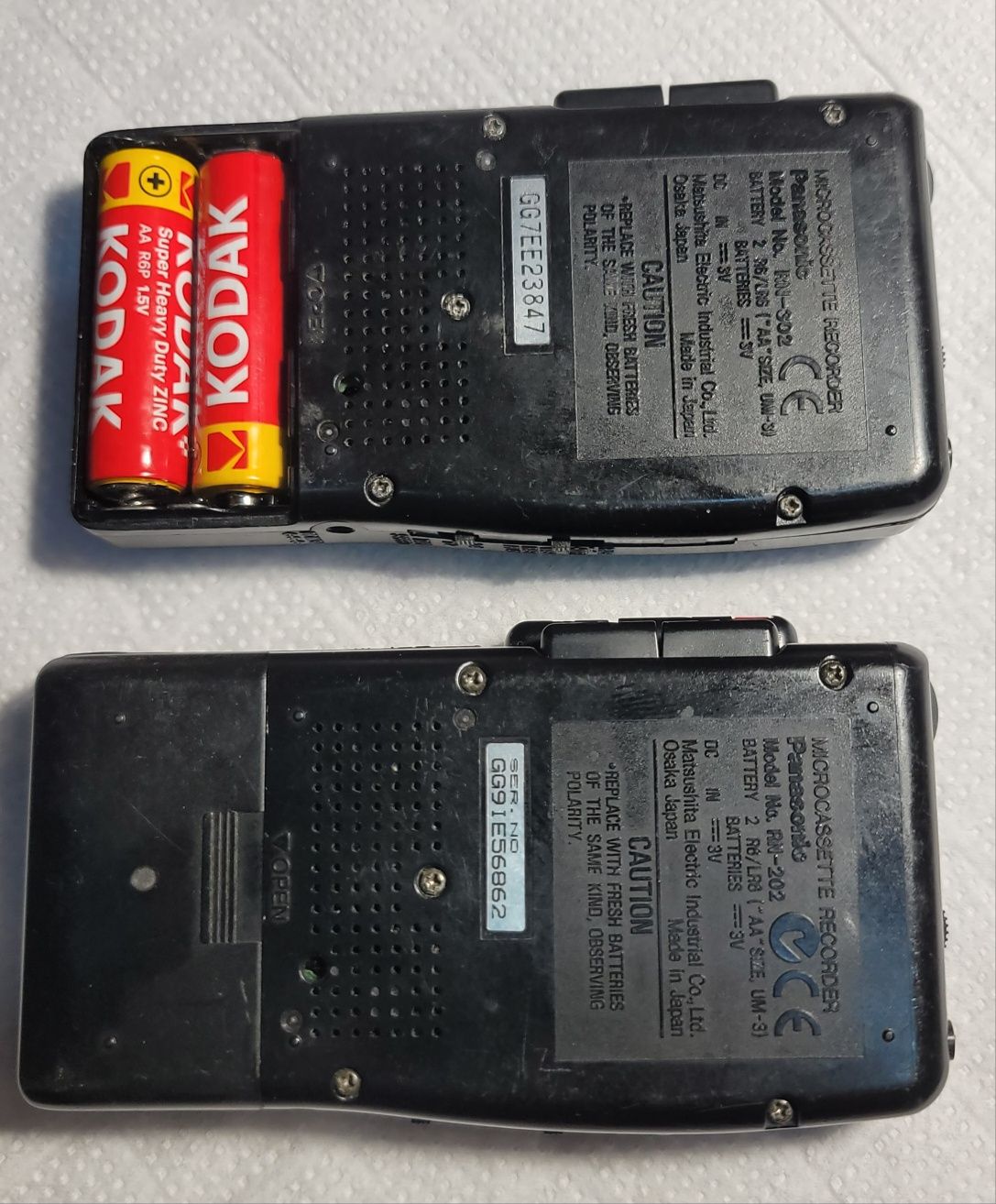 Диктофон кассетный 2 един Panasonic, sharp  цена2