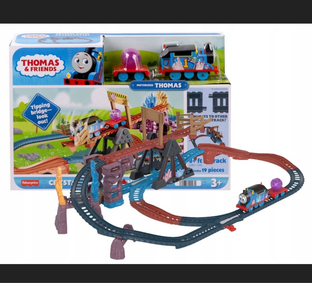 Fisher price Tomek i przyjaciele zestaw torow + lokomotywa tomek