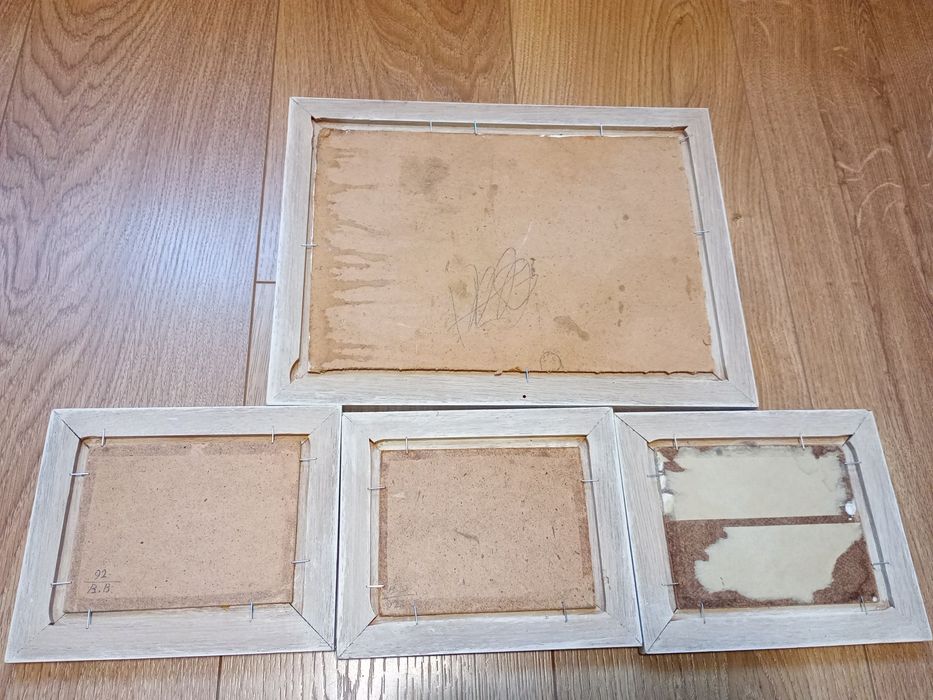 3 картини намальовані фарбами 200 грн