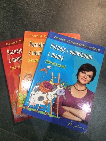 Poznaję i opowiadam z mamą 3 książeczki Dorota Zawadzka