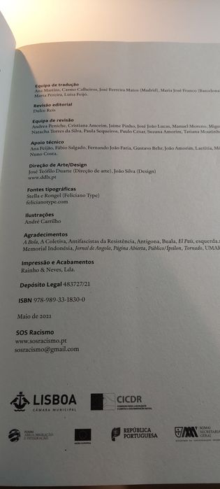 Dicionário da Invisibilidade, SOS Racismo