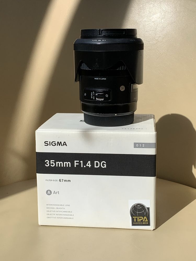 Sigma 35mm f1.4 DG for Canon