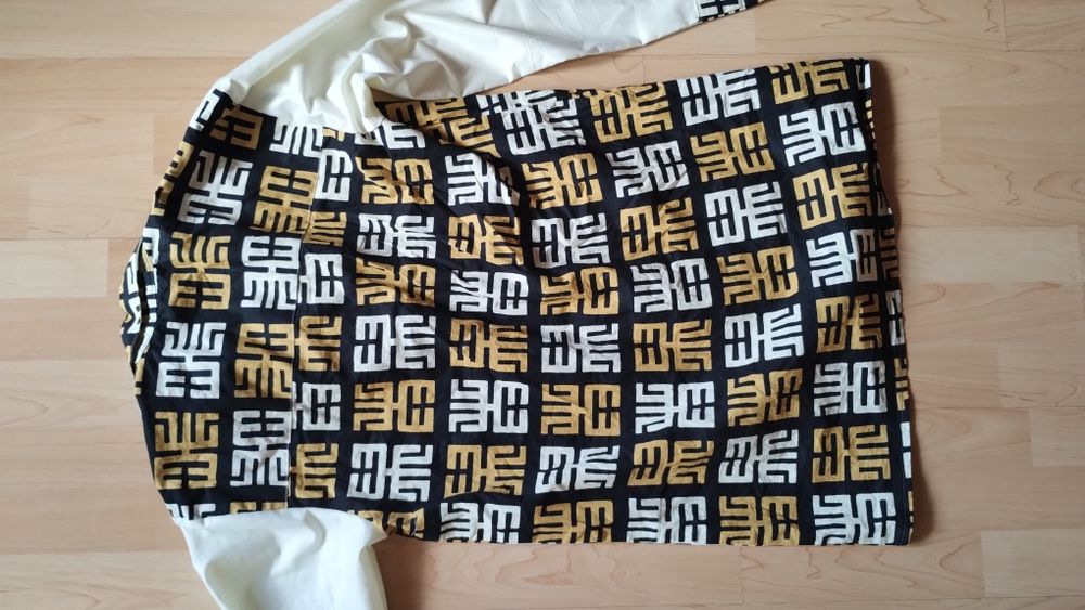 Koszula z materiału Veritable Block Prints Antiquity Wax