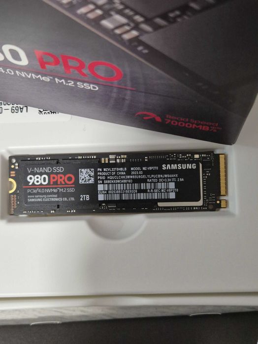 ТОП M.2 SSD диск 2TB Samsung 980 PRO 7000MBs\PCI-e 4.0 x4 MLC Trade-IN