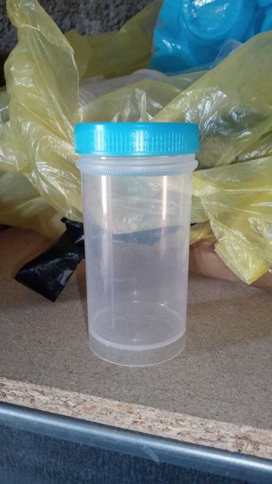 Latas Plastico novo 100ml e 30ml