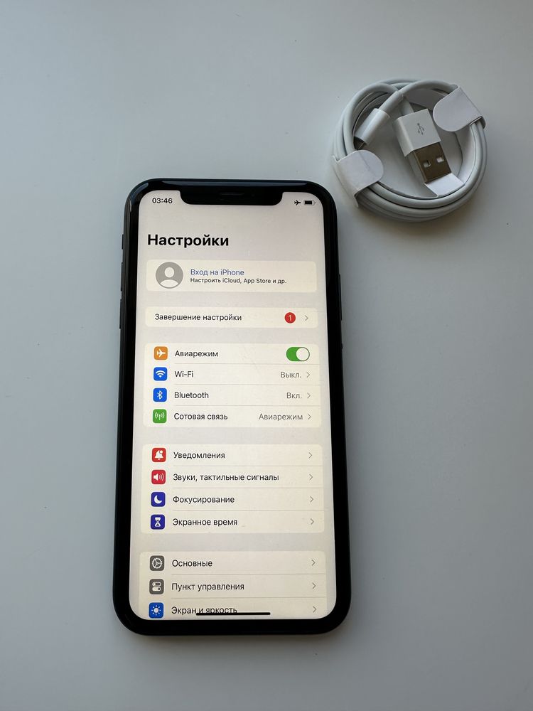 Apple iphone XR 128 black/ оригинальный айфон черный неверлок