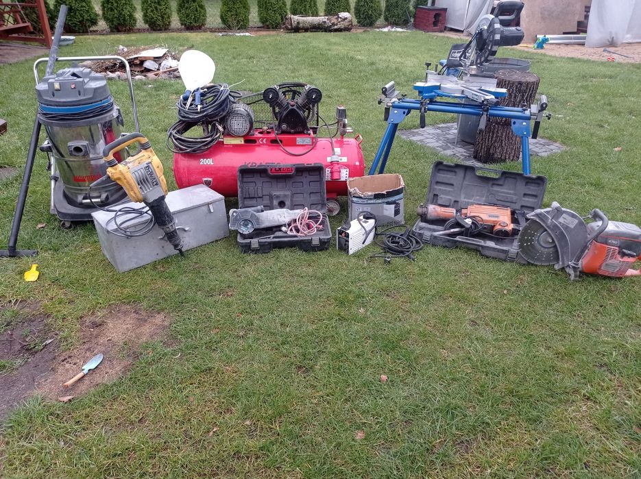 Wypożyczalnia sprzętu ,zagęszczarki, młoty, pompa do natrysku ,itp