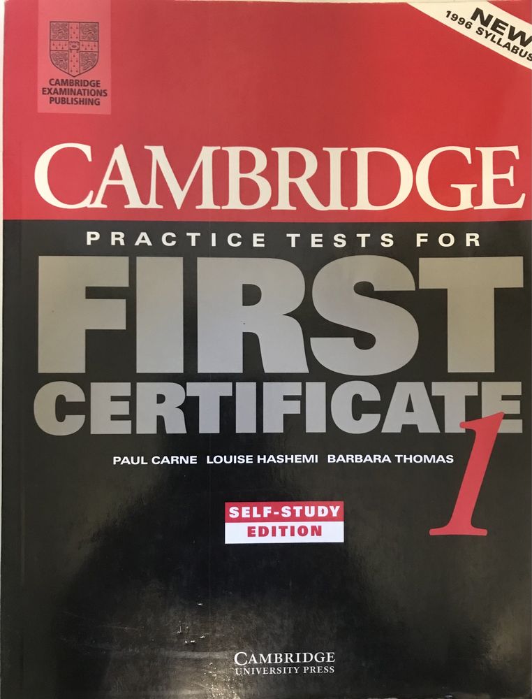 Ingles Cambridge practice tests first certificate