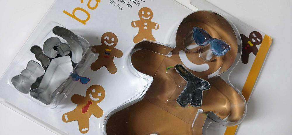 Foremki do pierniczków/ciastek Gingerbread Man – 9 elementów