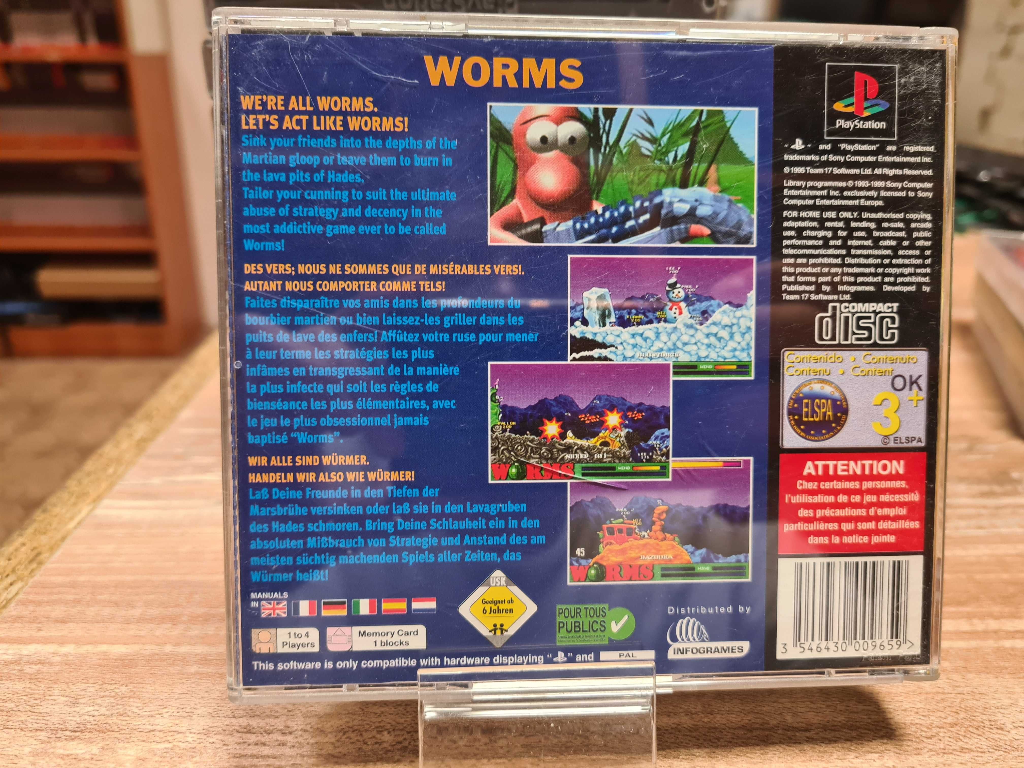 Worms (1995) PS1, Sklep Wysyłka Wymiana