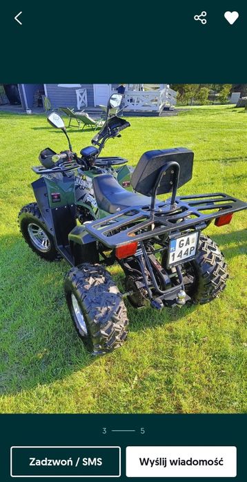 Quad magnum 250 HOMOLOGACJA