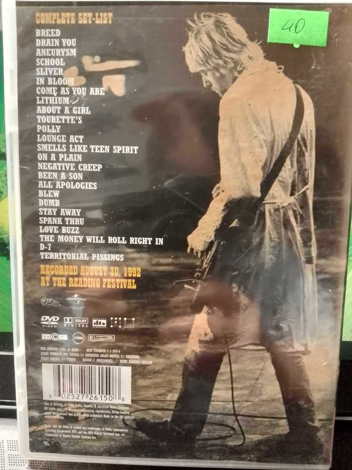 DVD Nirvana - Live at Reading