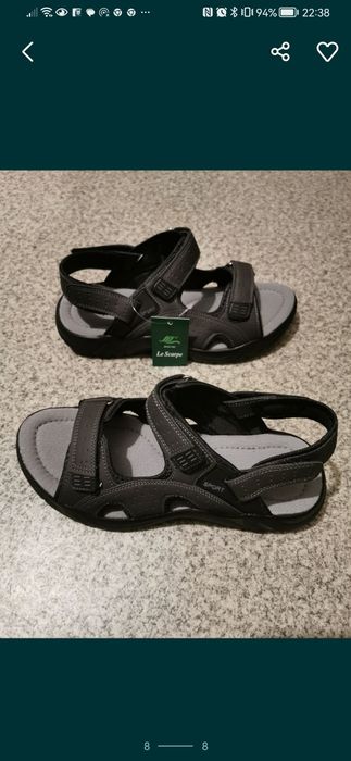 Sandały Męskie Lascape 2 W 1 z Odpinanym Paskiem z Tyłu Lekkie Wygodne