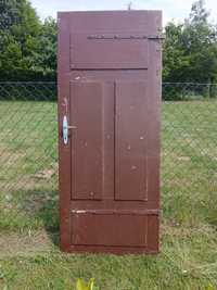 Pelne solidne drzwi drewniane 80x205cm