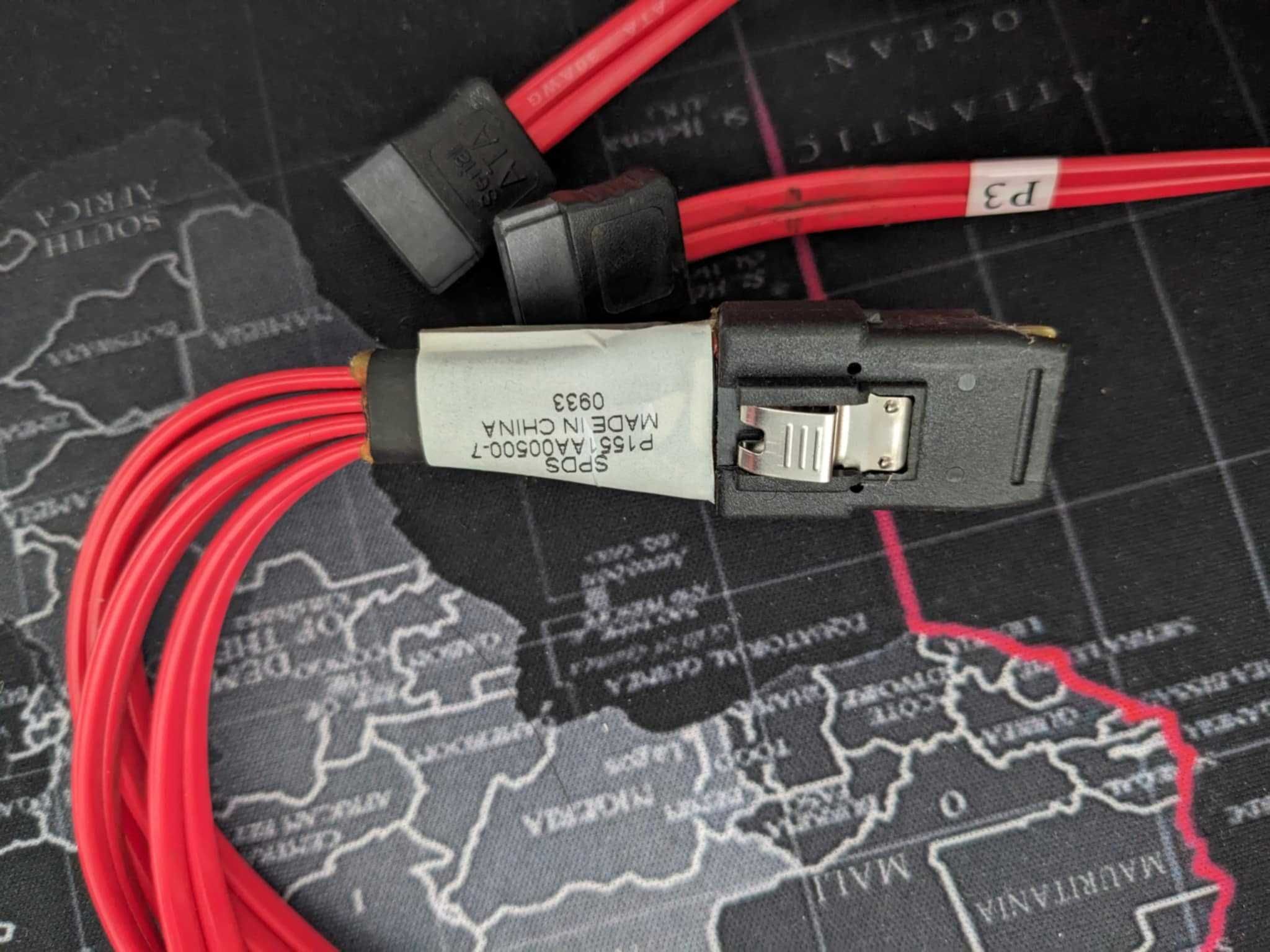 Kabel mini SAS SFF-8087 - 4x SATA 0,5M
