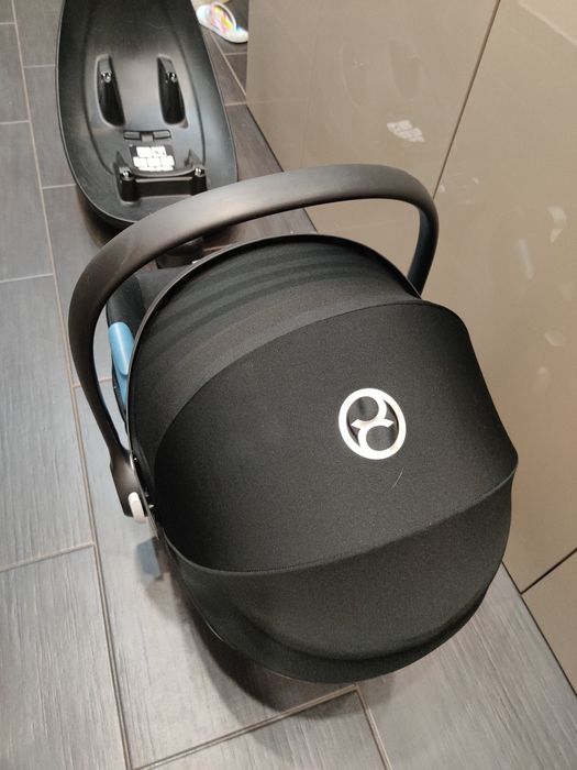 Fotelik samochodowy Cybex Aton M + baza M i-Size + adapter do wózka Cy