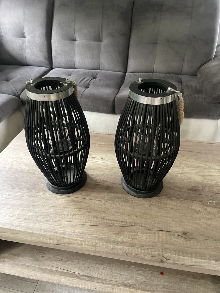 2 Bambusowe lampiony/latarnie