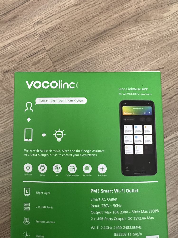 VocoLinc PM5 smart wifi