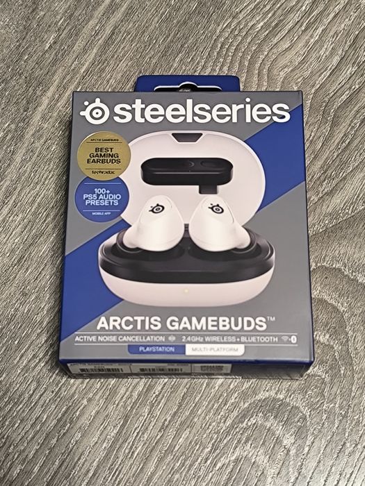Навушники ігрові SteelSeries Arctis GameBuds White (61682) оригінал.