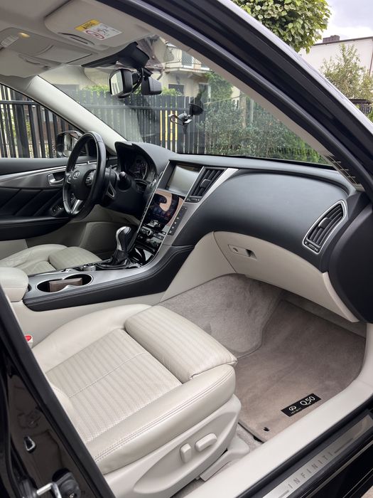 Infiniti Q50S Hybrid AWD Salon Polska 2 kpl kół jasne wnętrze