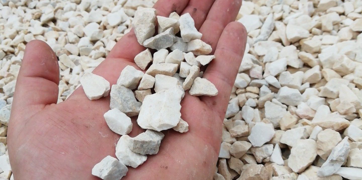 Grys biały biała Marianna kamień naturalny darmowa dostawa +głaz