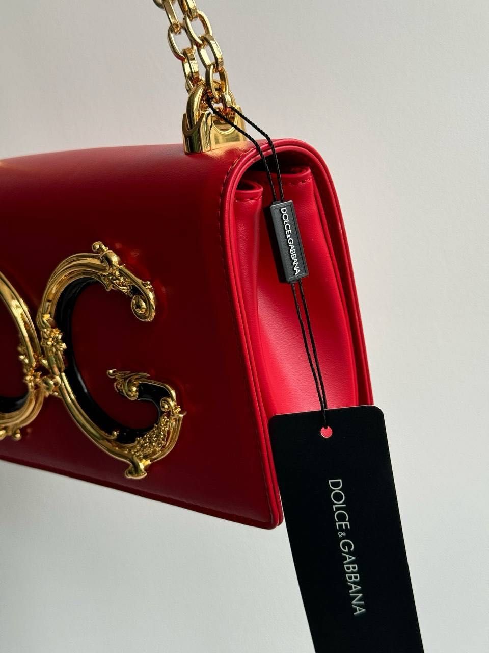 Сумка D&G Dolce & Gabbana шкіра | червона