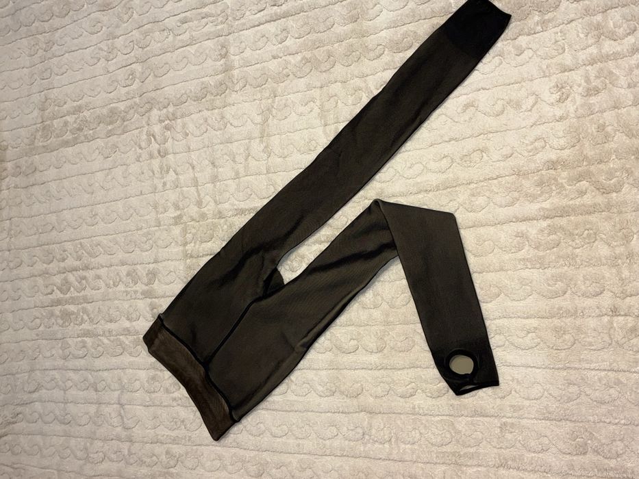 Теплі колготи з імітацією капронок.