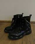 Buty lakierowane botki ocieplane  trzewiki damskie r.38 Artiker czarne