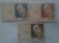 Продам марки Вьетнама 1980 года Лениниана Ленин 110 лет