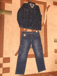 Nowy komplet jeansowy roz. 6XL